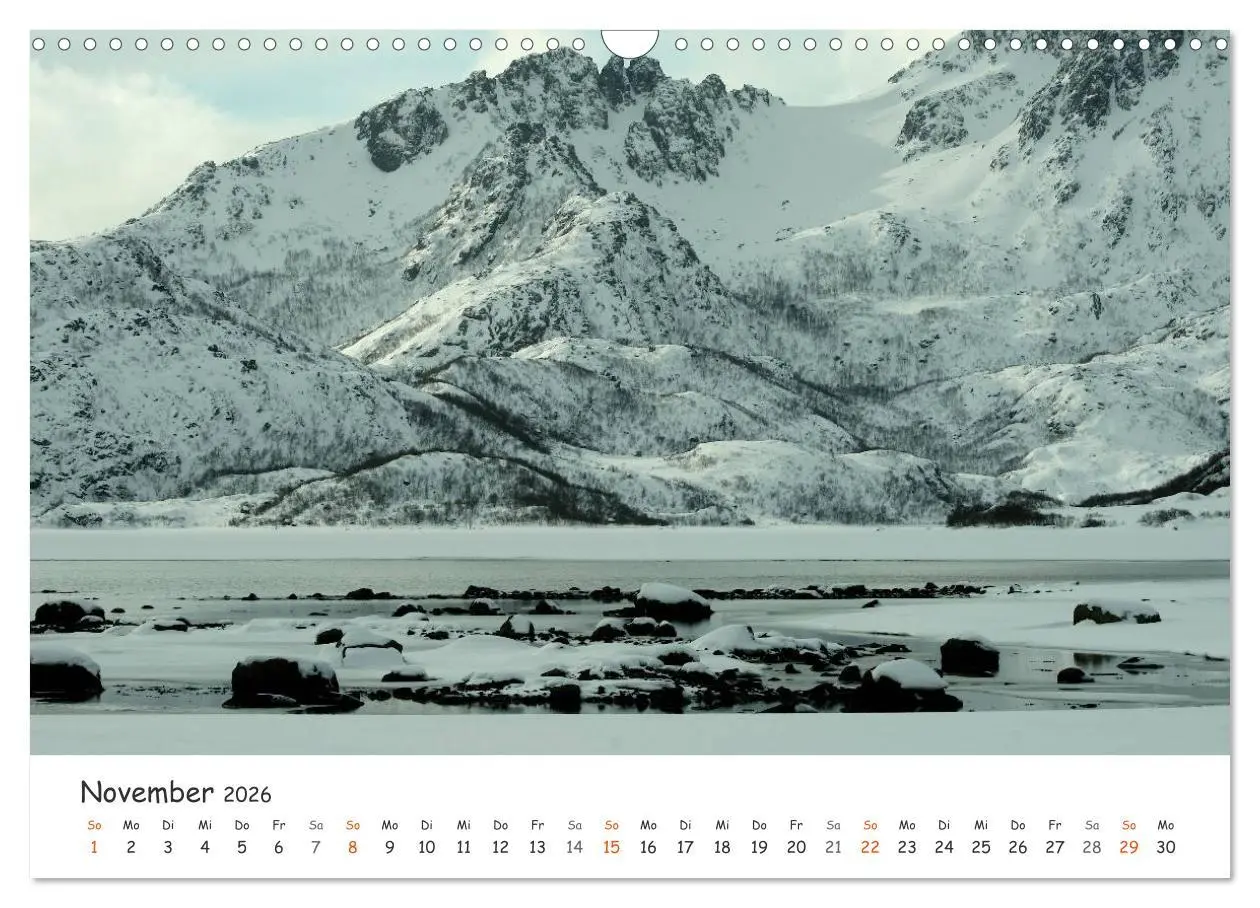 Bild: 9783516097214 | Nordnorwegen im Licht (Wandkalender 2026 DIN A3 quer), CALVENDO...