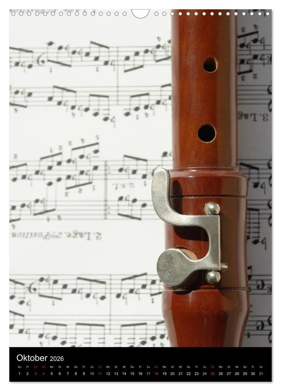 Bild: 9783516477214 | Musik (Wandkalender 2026 DIN A3 hoch), CALVENDO Monatskalender | Jäger