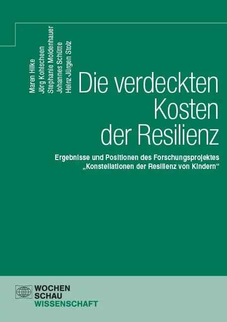 Cover: 9783734417214 | Die verdeckten Kosten der Resilienz | Maren Hilke (u. a.) | Buch