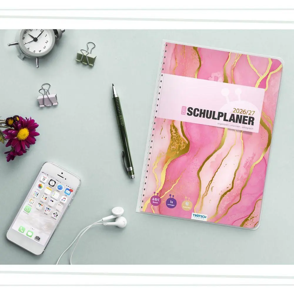 Bild: 9783988027214 | TRÖTSCH - Schulplaner Pink 26/27 | Trötsch Verlag GmbH &amp; Co. KG