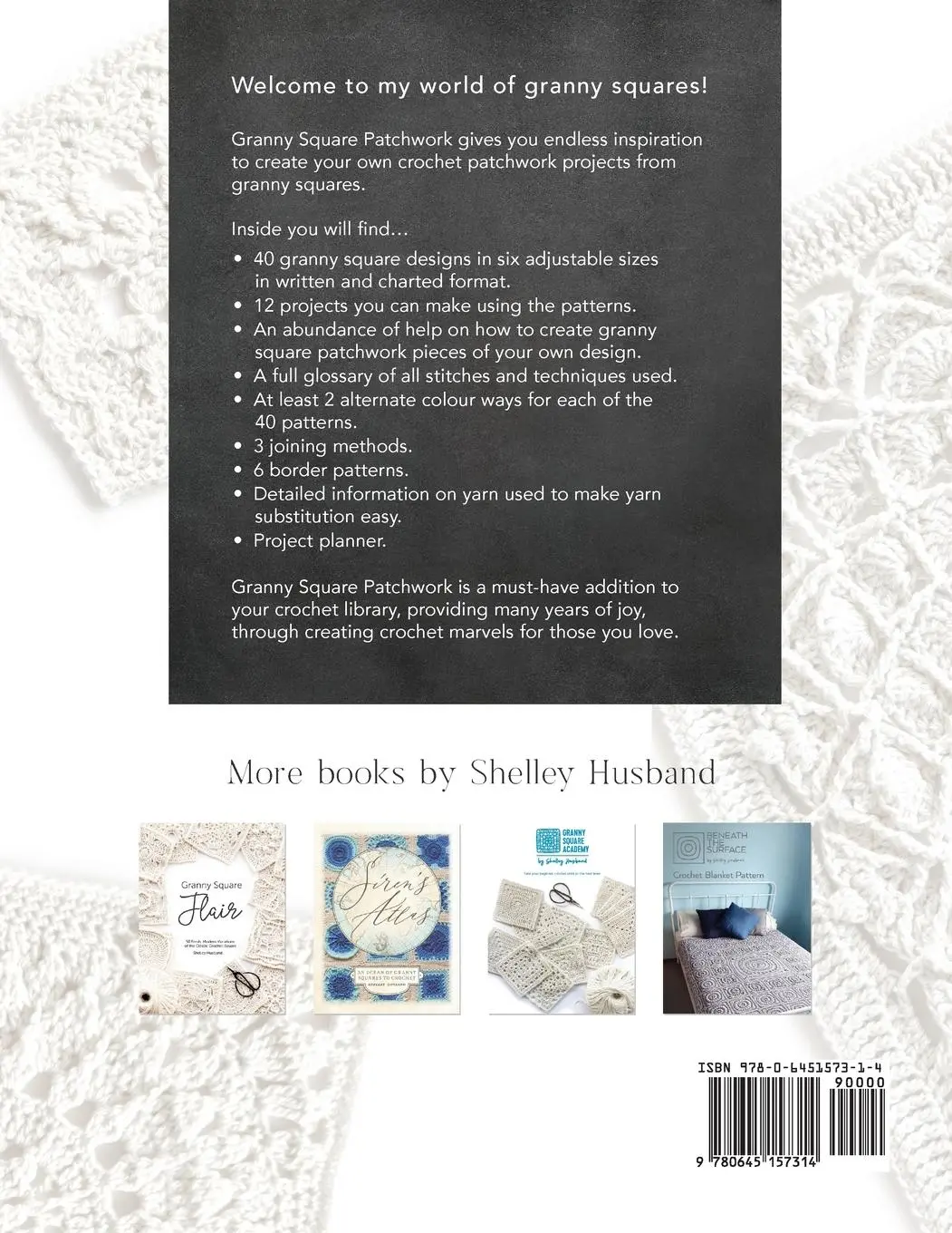 Rückseite: 9780645157314 | Granny Square Patchwork US Terms Edition | Shelley Husband | Buch