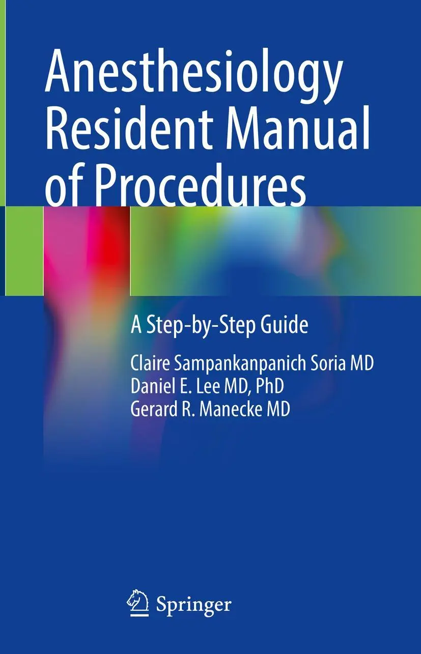 Cover: 9783030657314 | Anesthesiology Resident Manual of Procedures | A Step-by-Step Guide