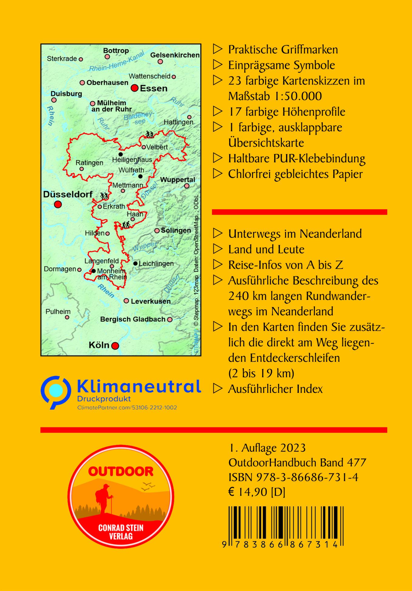Rückseite: 9783866867314 | neanderland STEIG | Michael Driever | Taschenbuch | 160 S. | Deutsch