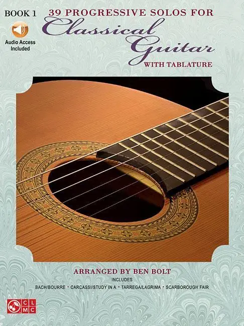 Cover: 9780895247414 | 39 Progressive Solos for Classical Guitar - Book 1 (Book/Online Audio)
