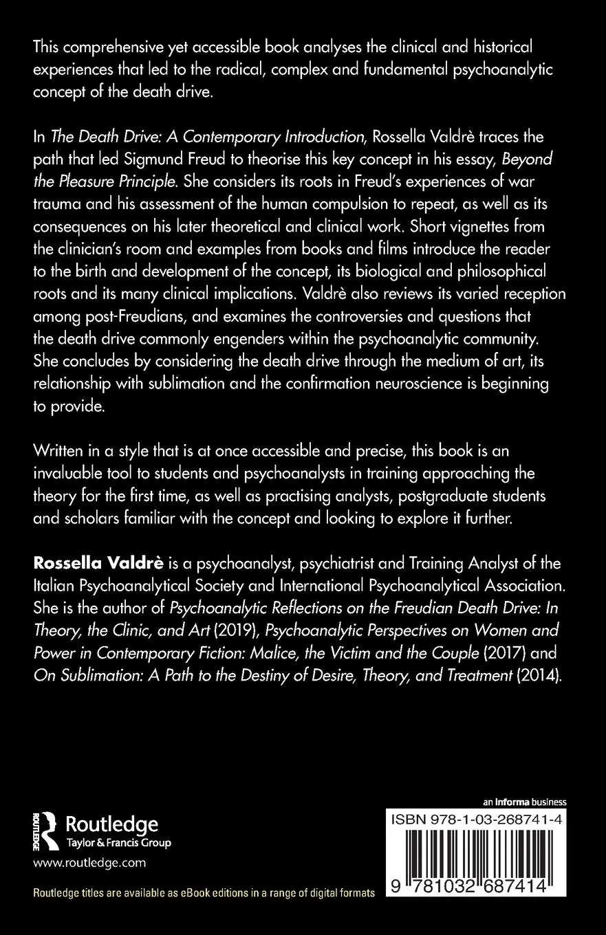 Rückseite: 9781032687414 | The Death Drive | A Contemporary Introduction | Rossella Valdrè | Buch
