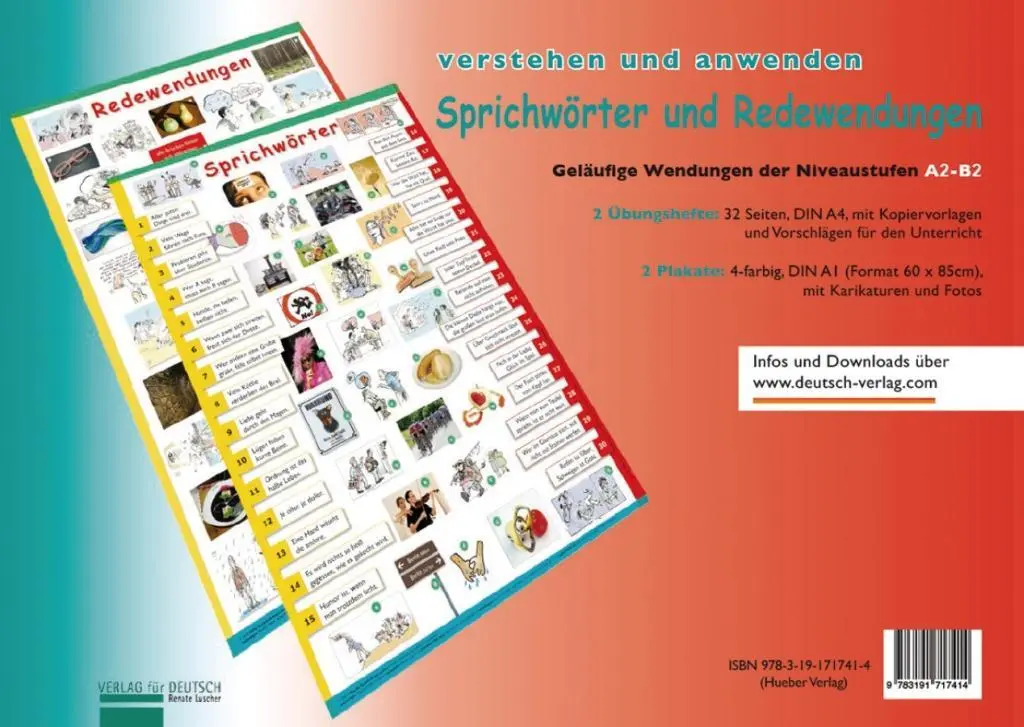Cover: 9783191717414 | Plakate Sprichwörter und Redewendungen, mit 1 Beilage, mit 1 Buch