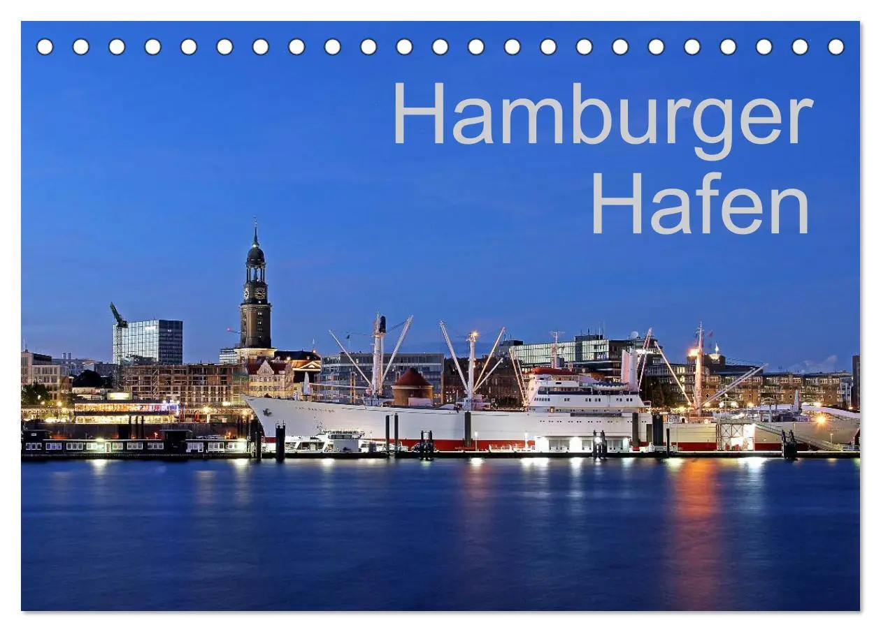 Cover: 9783516147414 | Hamburger Hafen (Tischkalender 2026 DIN A5 quer), CALVENDO...