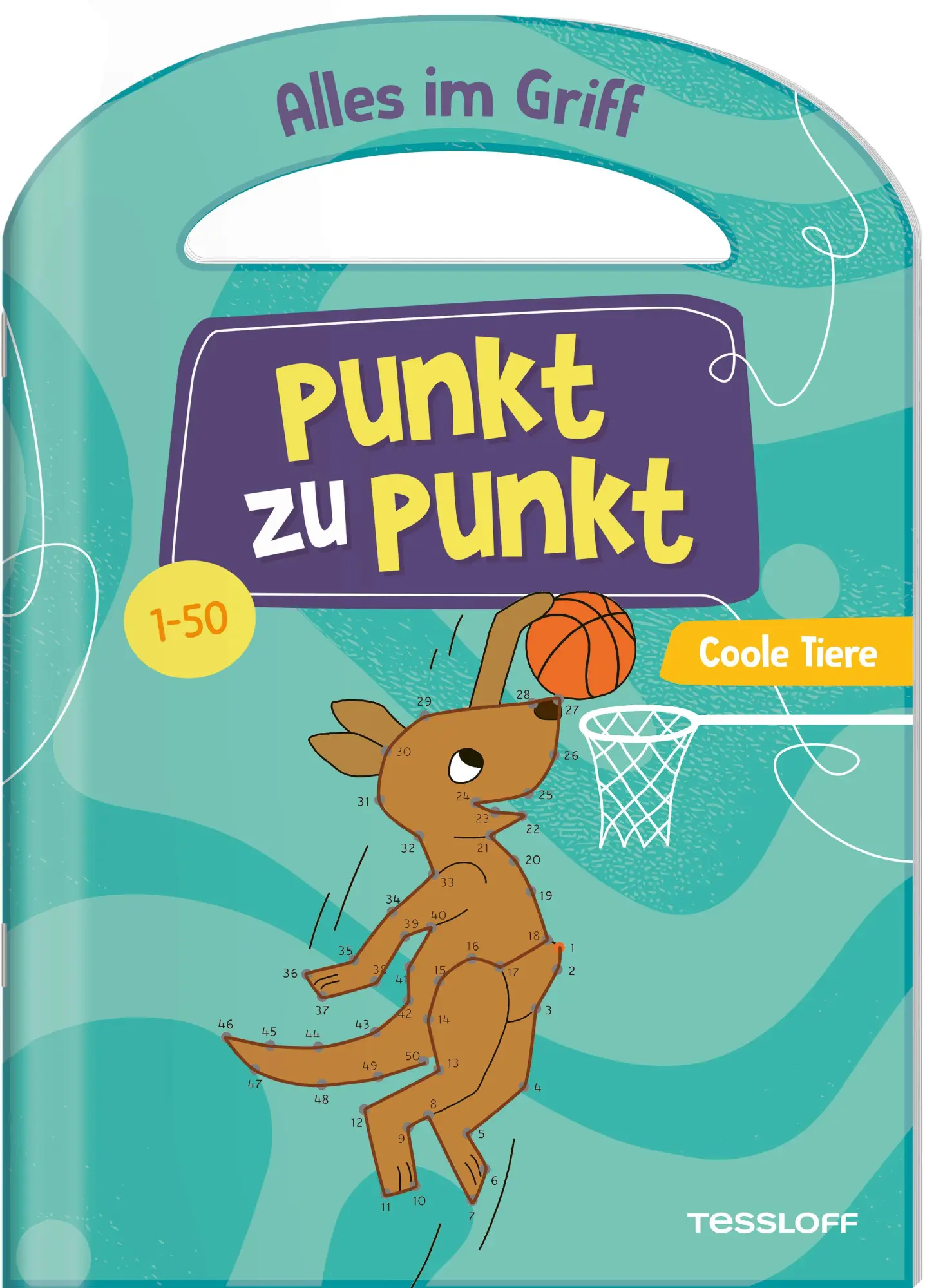 Cover: 9783788647414 | Alles im Griff. Punkt zu Punkt. Coole Tiere. 1-50 | Ina Kappes | 32 S.
