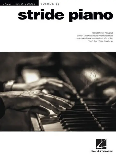 Cover: 9781495007514 | Stride Piano | Jazz Piano Solos Series Volume 35 | Hal Leonard Corp