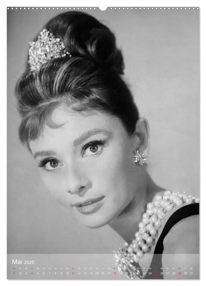Bild: 9783457047514 | Hollywood-Diva - Audrey Hepburn (Wandkalender 2025 DIN A2 hoch),...