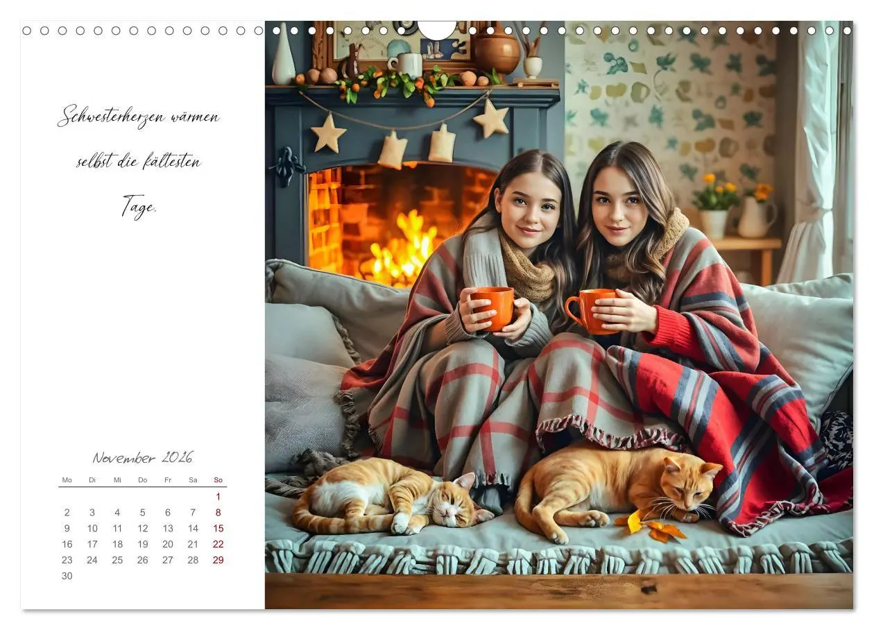 Bild: 9783457287514 | Schwesterzeit - Mit dir ist jeder Tag besonders (Wandkalender 2026...