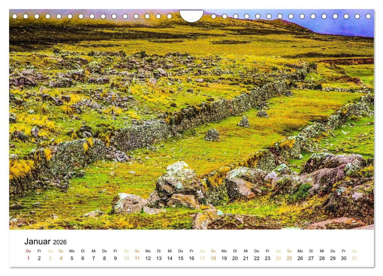 Bild: 9783516687514 | Qhapaq Ñan - die Königsstrasse der Anden (Wandkalender 2026 DIN A4...