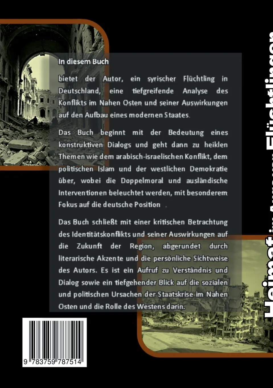 Rückseite: 9783759787514 | Das letzte Lied vom Phönix | Heimat im Auge von Flüchtlingen | Alsmadi