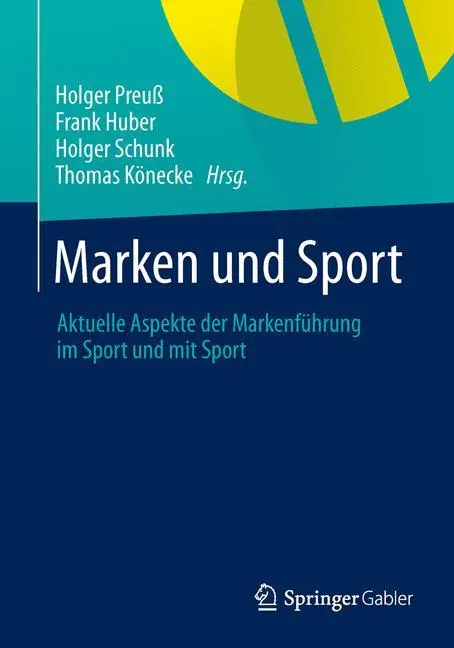 Cover: 9783834927514 | Marken und Sport | Holger Preuß (u. a.) | Taschenbuch | Paperback