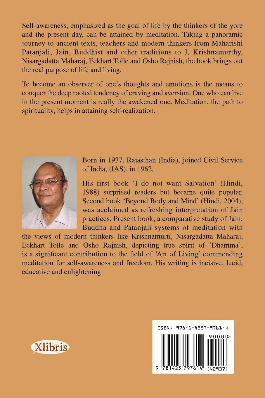 Rückseite: 9781425797614 | Self Awareness Through Meditation | Ranjit Singh Kumat | Taschenbuch