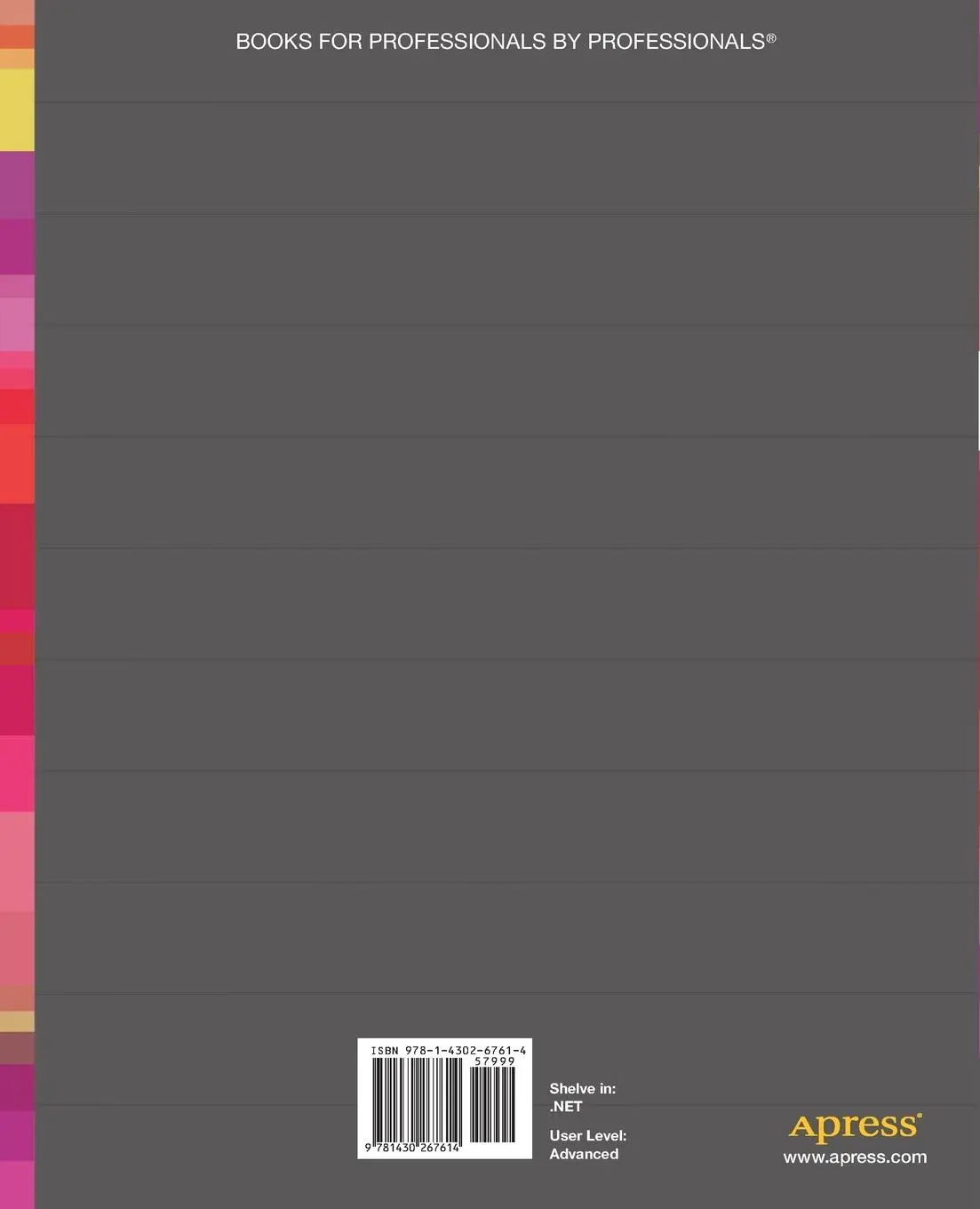 Rückseite: 9781430267614 | .NET IL Assembler | Serge Lidin | Taschenbuch | xxvi | Englisch | 2014