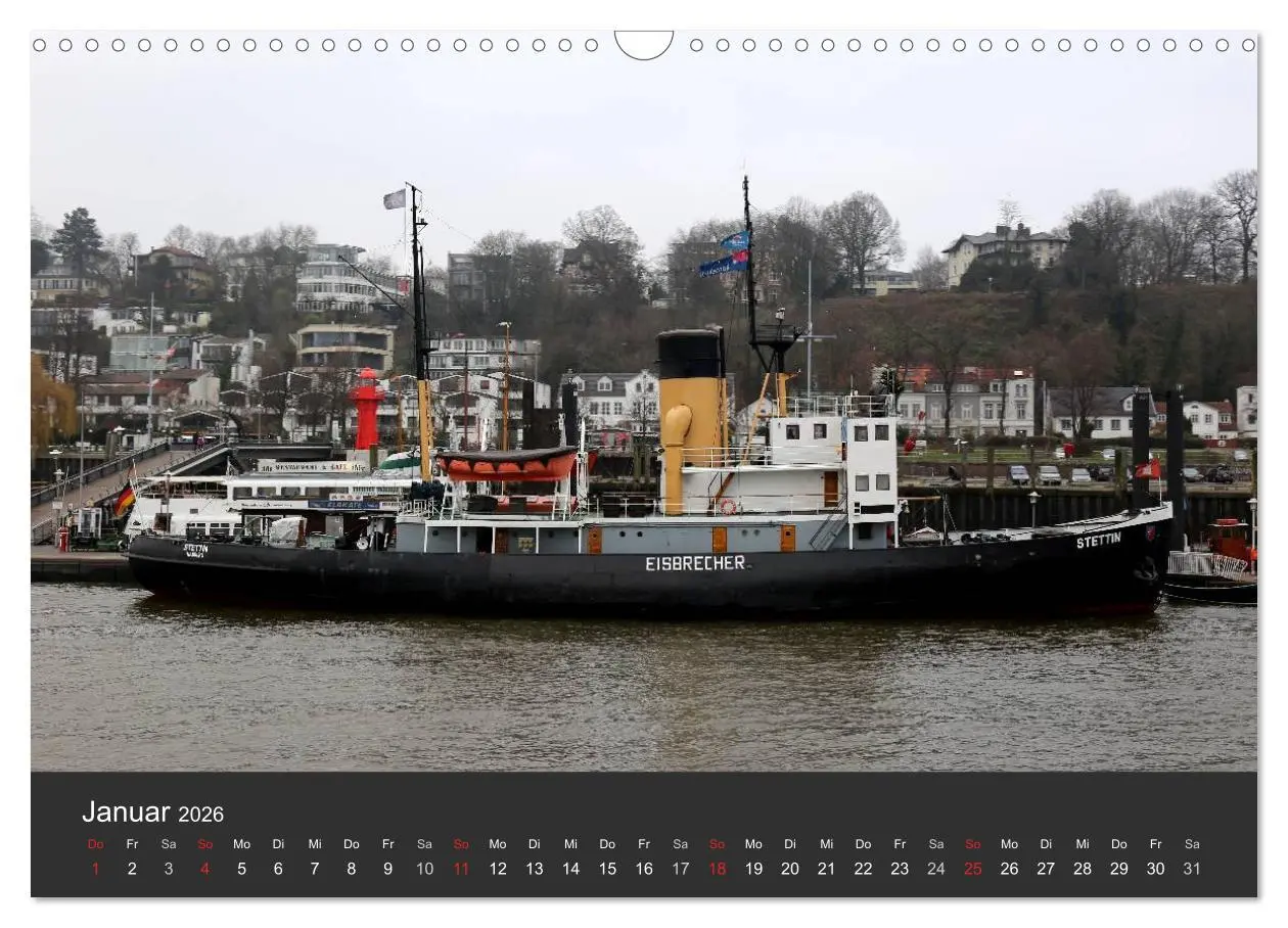 Bild: 9783457967614 | Hafen Hamburg 2026 (Wandkalender 2026 DIN A3 quer), CALVENDO...