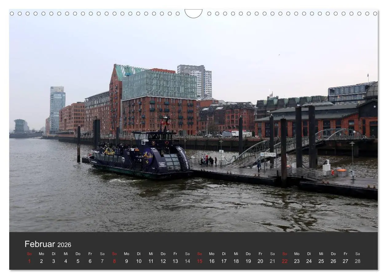 Bild: 9783457967614 | Hafen Hamburg 2026 (Wandkalender 2026 DIN A3 quer), CALVENDO...