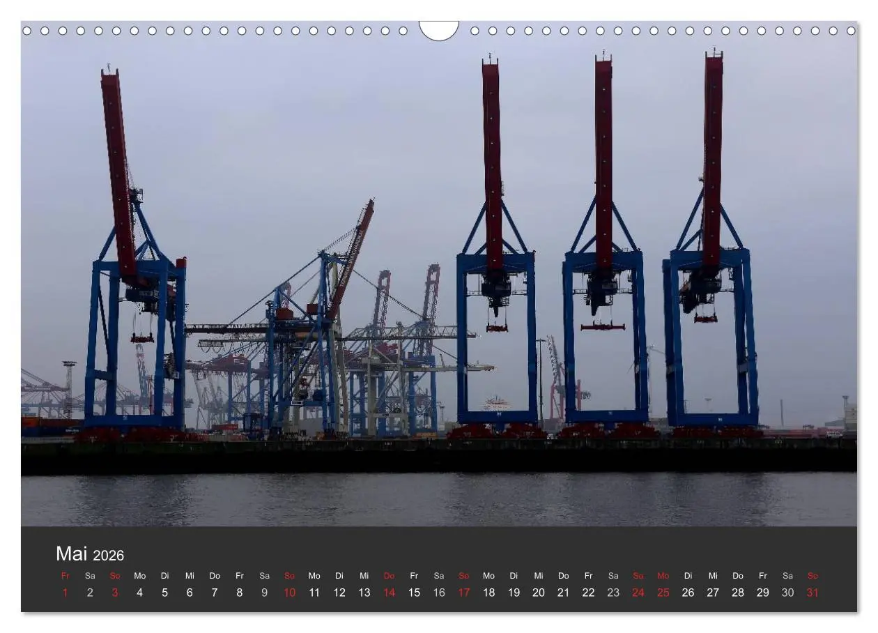 Bild: 9783457967614 | Hafen Hamburg 2026 (Wandkalender 2026 DIN A3 quer), CALVENDO...
