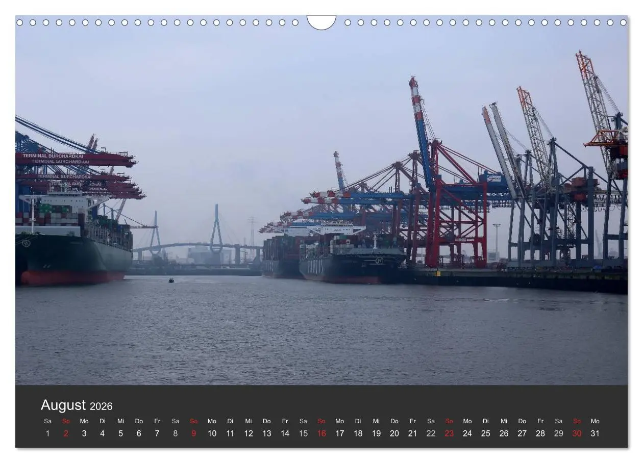 Bild: 9783457967614 | Hafen Hamburg 2026 (Wandkalender 2026 DIN A3 quer), CALVENDO...