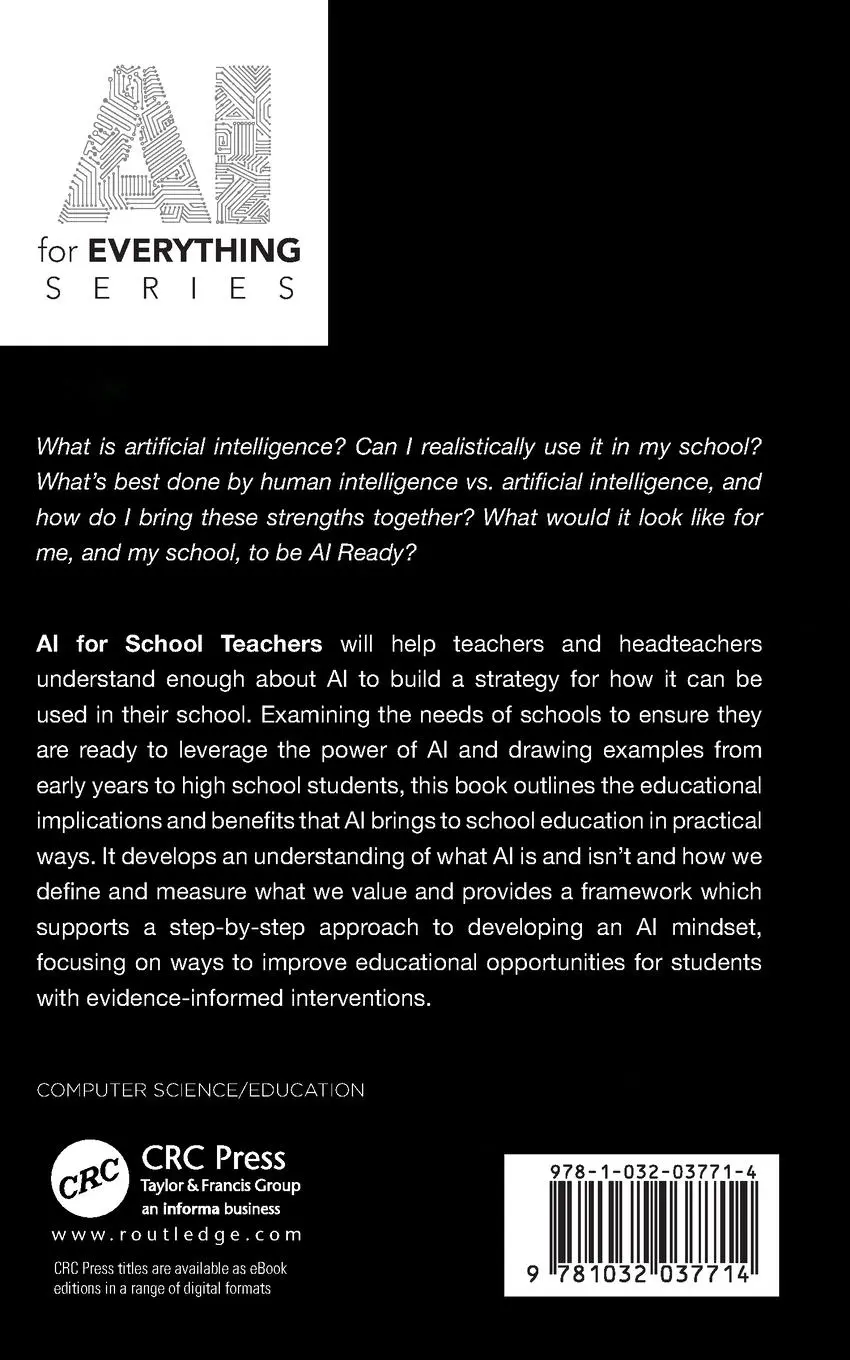 Rückseite: 9781032037714 | AI for School Teachers | Rose Luckin (u. a.) | Taschenbuch | Englisch