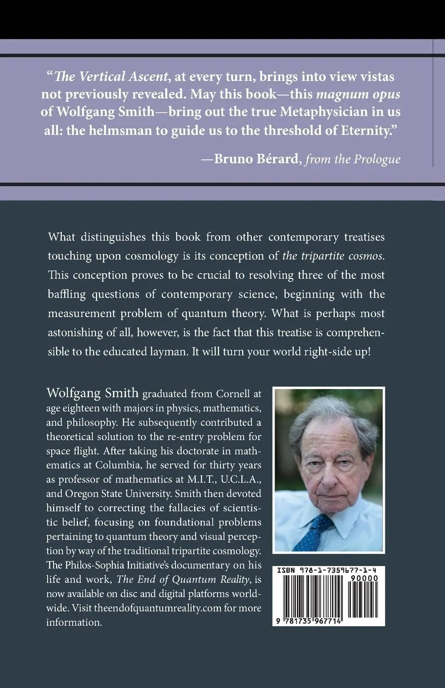 Rückseite: 9781735967714 | The Vertical Ascent | Wolfgang Smith | Taschenbuch | Englisch | 2021