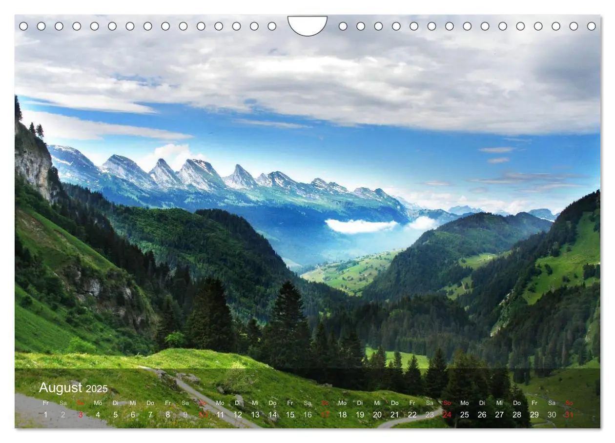 Bild: 9783435797714 | Traumhafte Bergwelten (Wandkalender 2025 DIN A4 quer), CALVENDO...