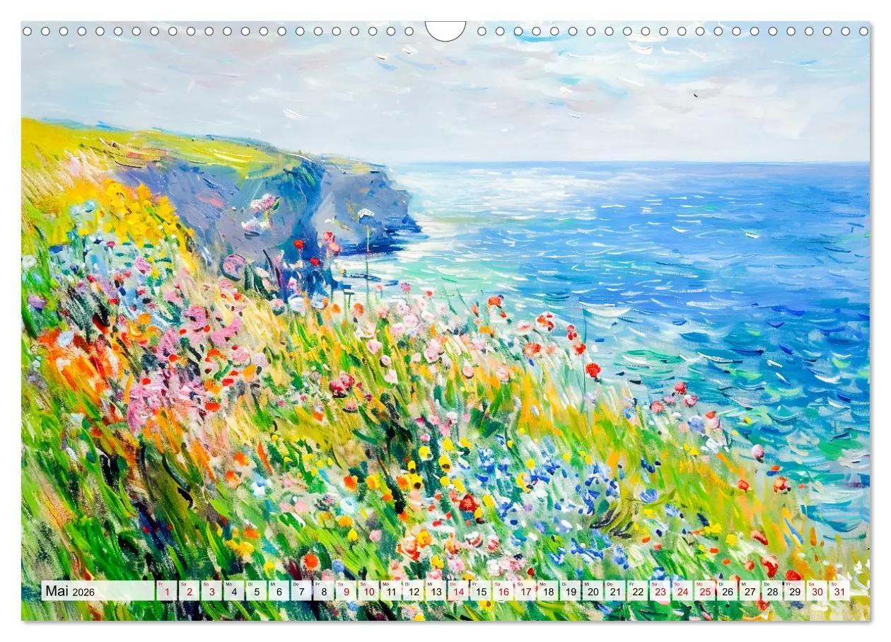 Bild: 9783457267714 | Ein Tag am Meer - Durch die Augen der Impressionisten (Wandkalender...