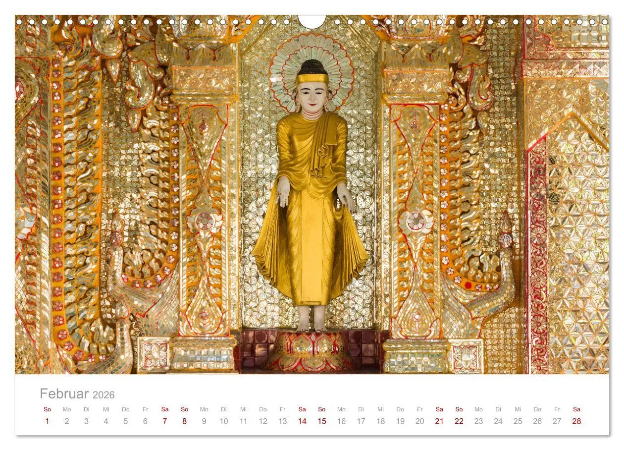 Bild: 9783457577714 | BUDDHA - Im Reich der Achtsamkeit (Wandkalender 2026 DIN A3 quer),...