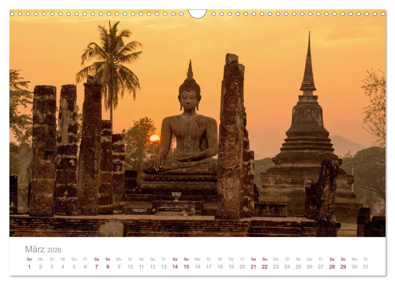 Bild: 9783457577714 | BUDDHA - Im Reich der Achtsamkeit (Wandkalender 2026 DIN A3 quer),...