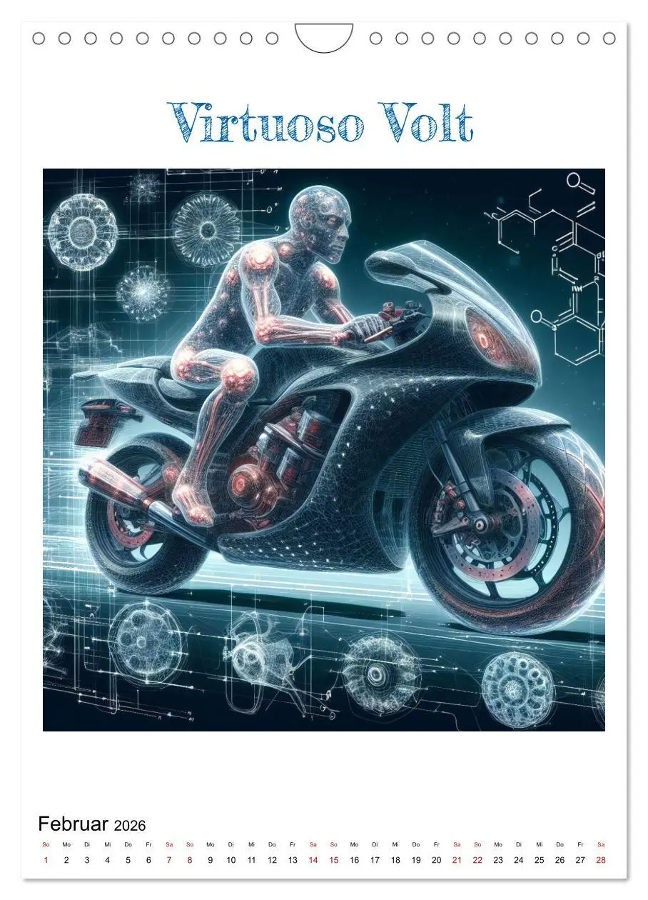 Bild: 9783516287714 | Motorräder der Zukunft (Wandkalender 2026 DIN A4 hoch), CALVENDO...