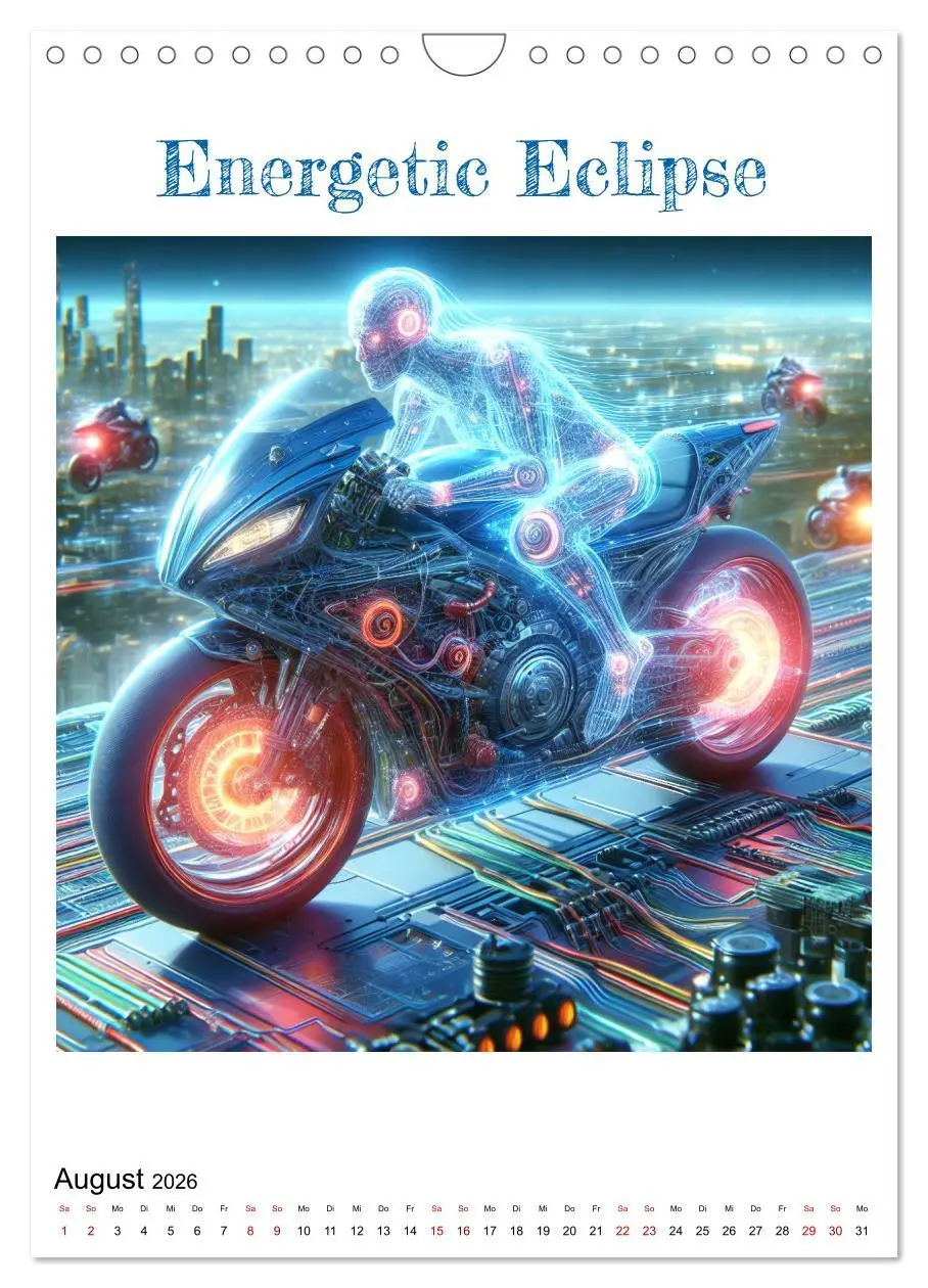 Bild: 9783516287714 | Motorräder der Zukunft (Wandkalender 2026 DIN A4 hoch), CALVENDO...
