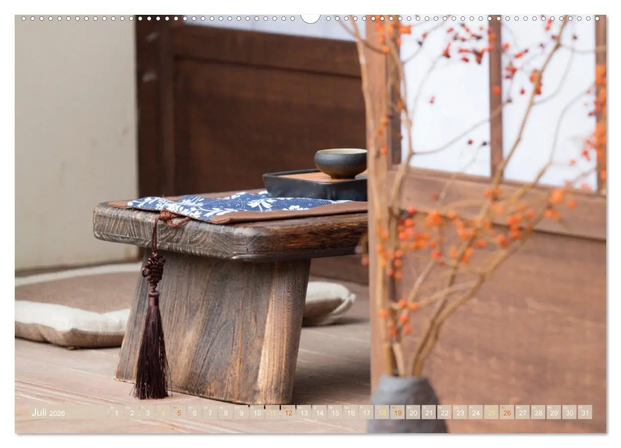 Bild: 9783516597714 | Meditationen im Zen-Garten (hochwertiger Premium Wandkalender 2026...