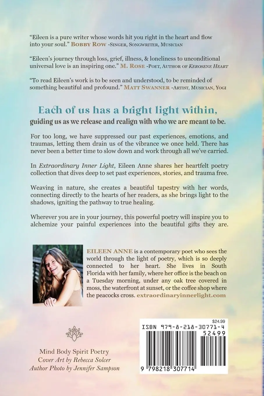 Rückseite: 9798218307714 | Extraordinary Inner Light | Eileen Anne | Taschenbuch | Englisch