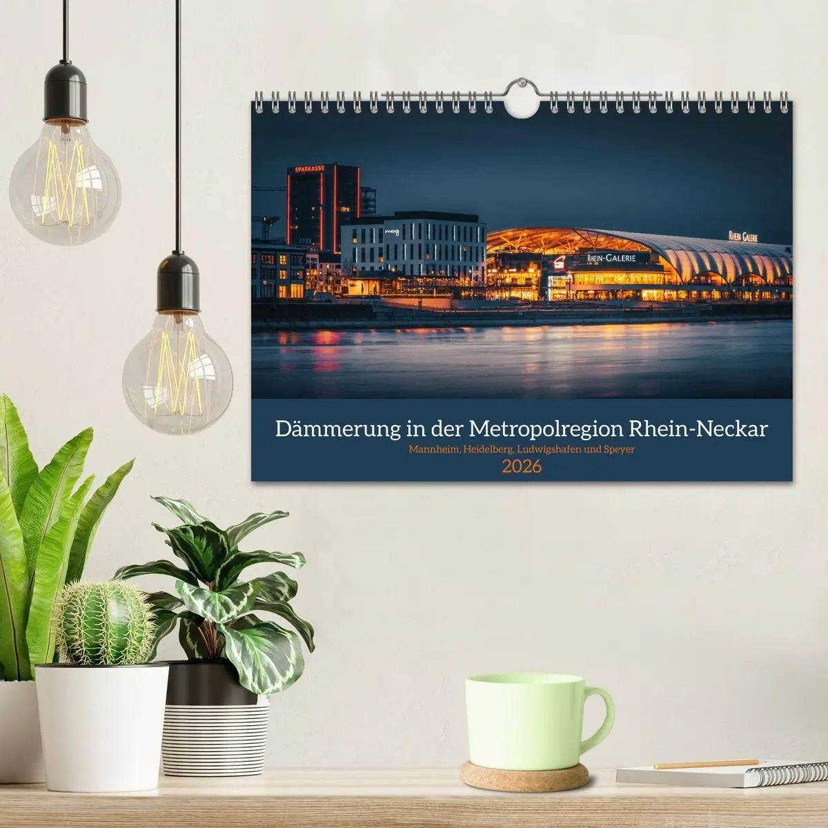 Bild: 9783457257814 | Dämmerung in der Metropolregion Rhein-Neckar (Wandkalender 2026 DIN...