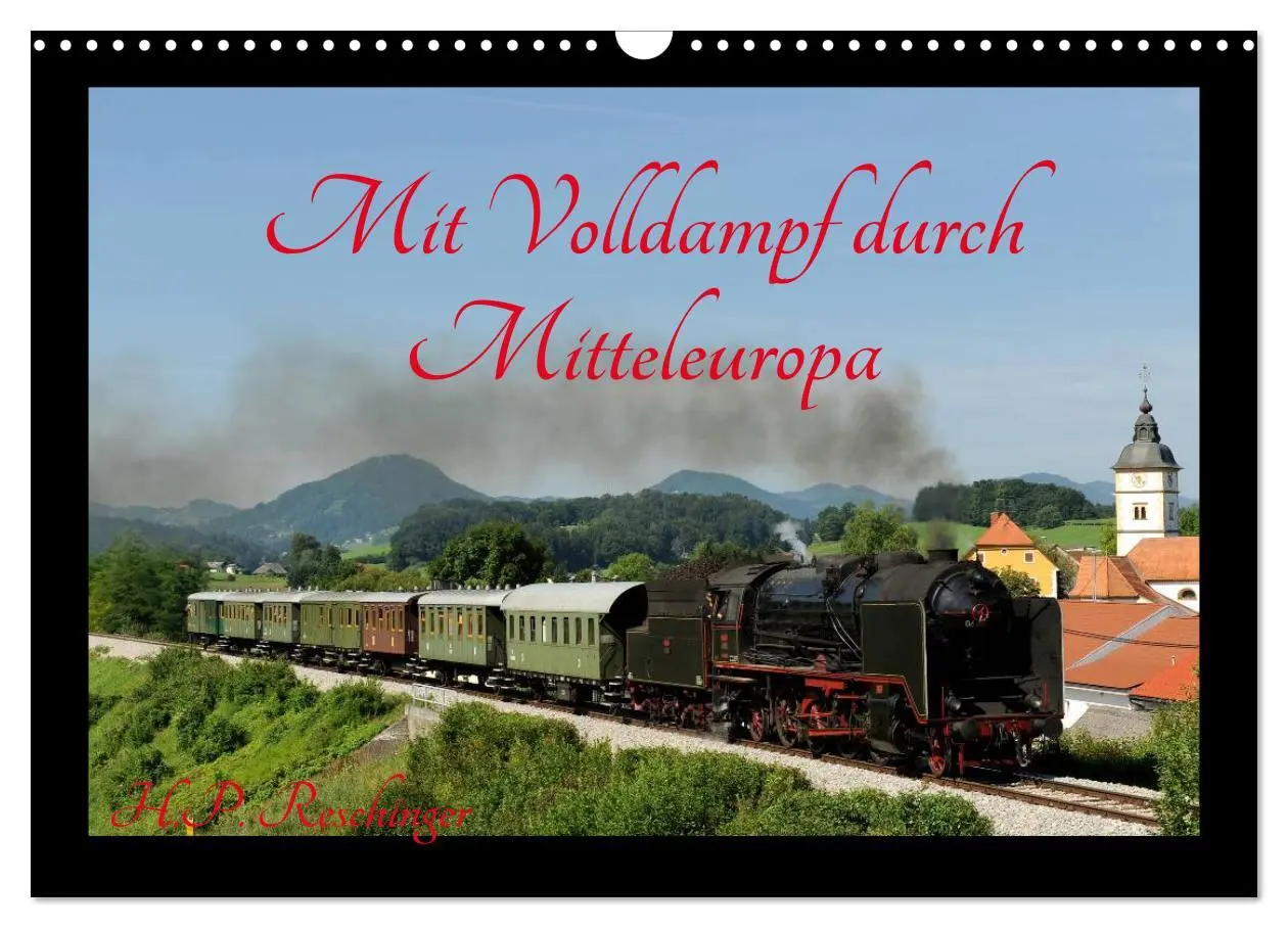 Cover: 9783516037814 | Mit Volldampf durch Mitteleuropa (Wandkalender 2026 DIN A3 quer),...
