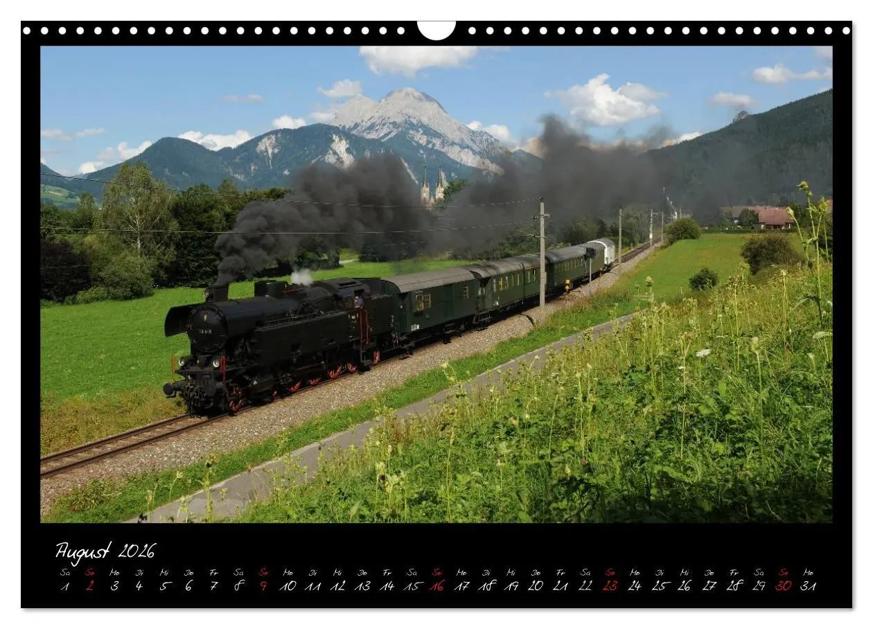 Bild: 9783516037814 | Mit Volldampf durch Mitteleuropa (Wandkalender 2026 DIN A3 quer),...