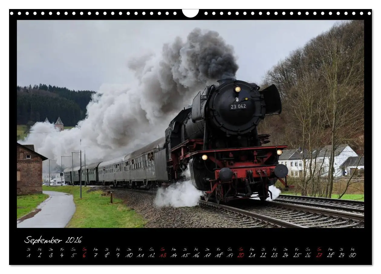 Bild: 9783516037814 | Mit Volldampf durch Mitteleuropa (Wandkalender 2026 DIN A3 quer),...