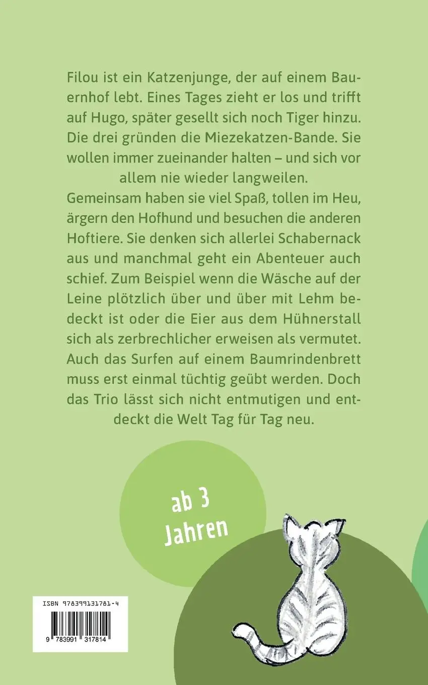 Rückseite: 9783991317814 | Miezekatzen-Bande | Jutta Kluge | Taschenbuch | 50 S. | Deutsch | 2022