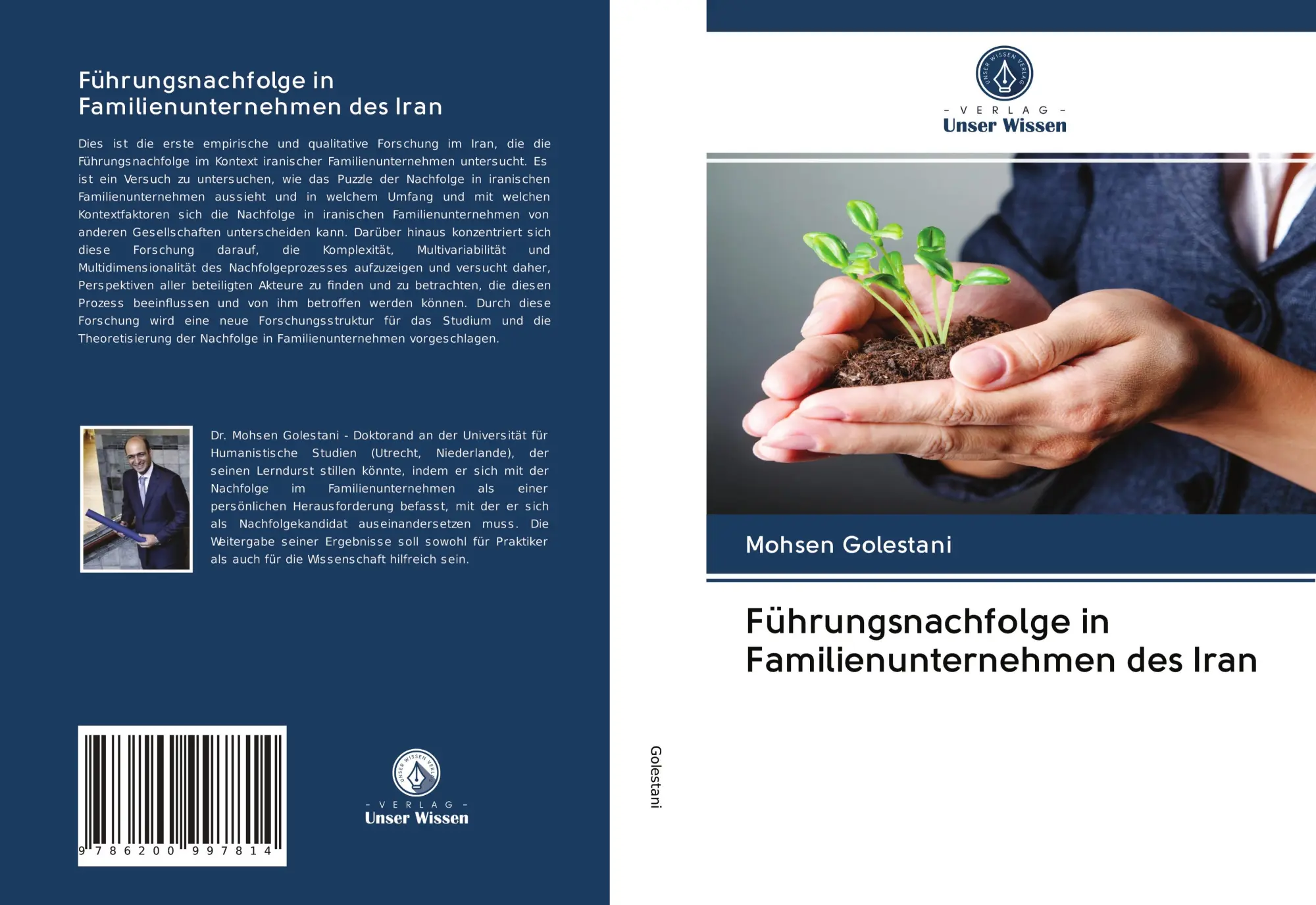 Cover: 9786200997814 | Führungsnachfolge in Familienunternehmen des Iran | Mohsen Golestani