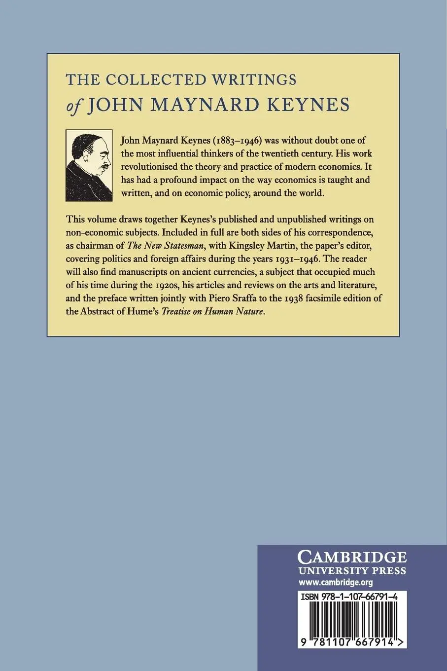Rückseite: 9781107667914 | The Collected Writings of John Maynard Keynes | John Maynard Keynes
