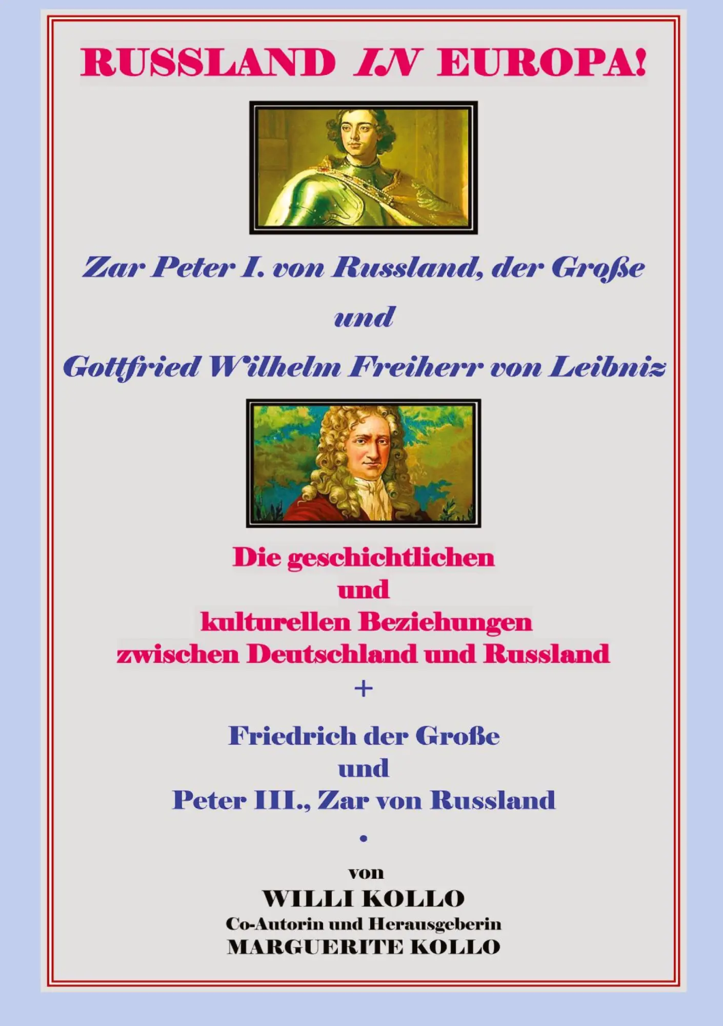 Cover: 9783384437914 | Russland IN Europa | Willi und Marguerite Kollo | Buch | 176 S. | 2025