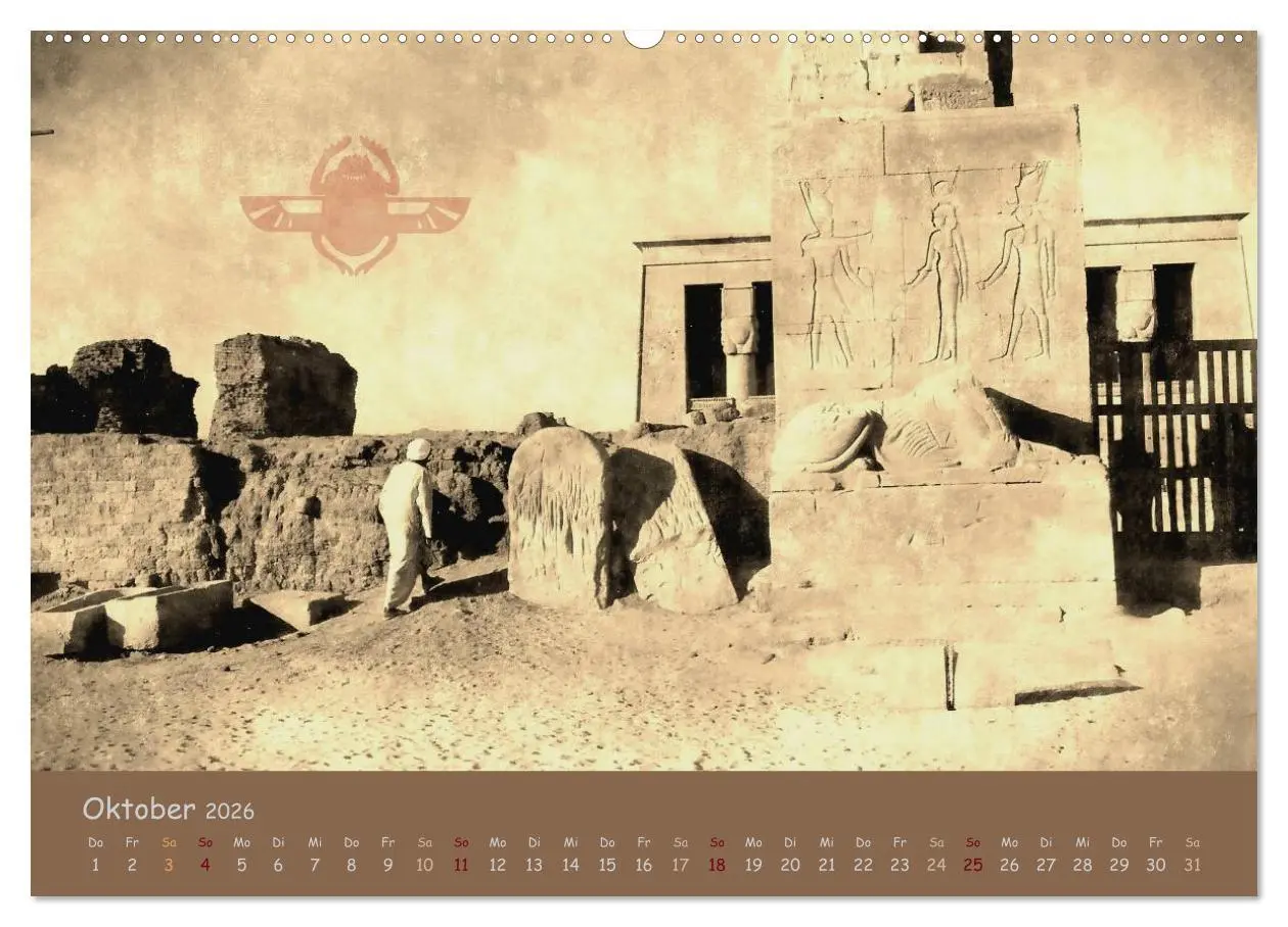 Bild: 9783516197914 | Ägypten Nostalgie &amp; Antike 2026 (hochwertiger Premium Wandkalender...