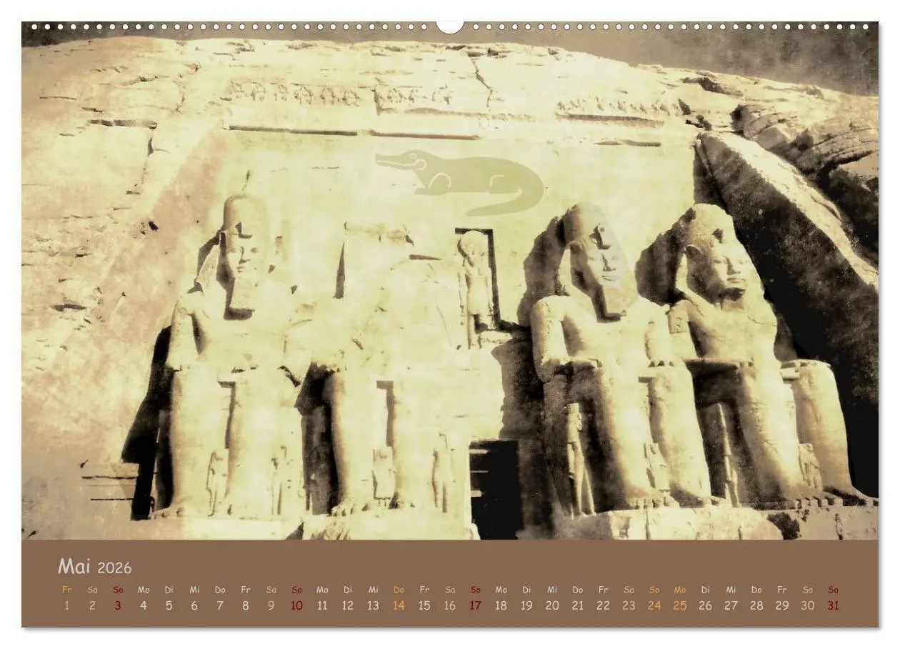 Bild: 9783516197914 | Ägypten Nostalgie &amp; Antike 2026 (hochwertiger Premium Wandkalender...