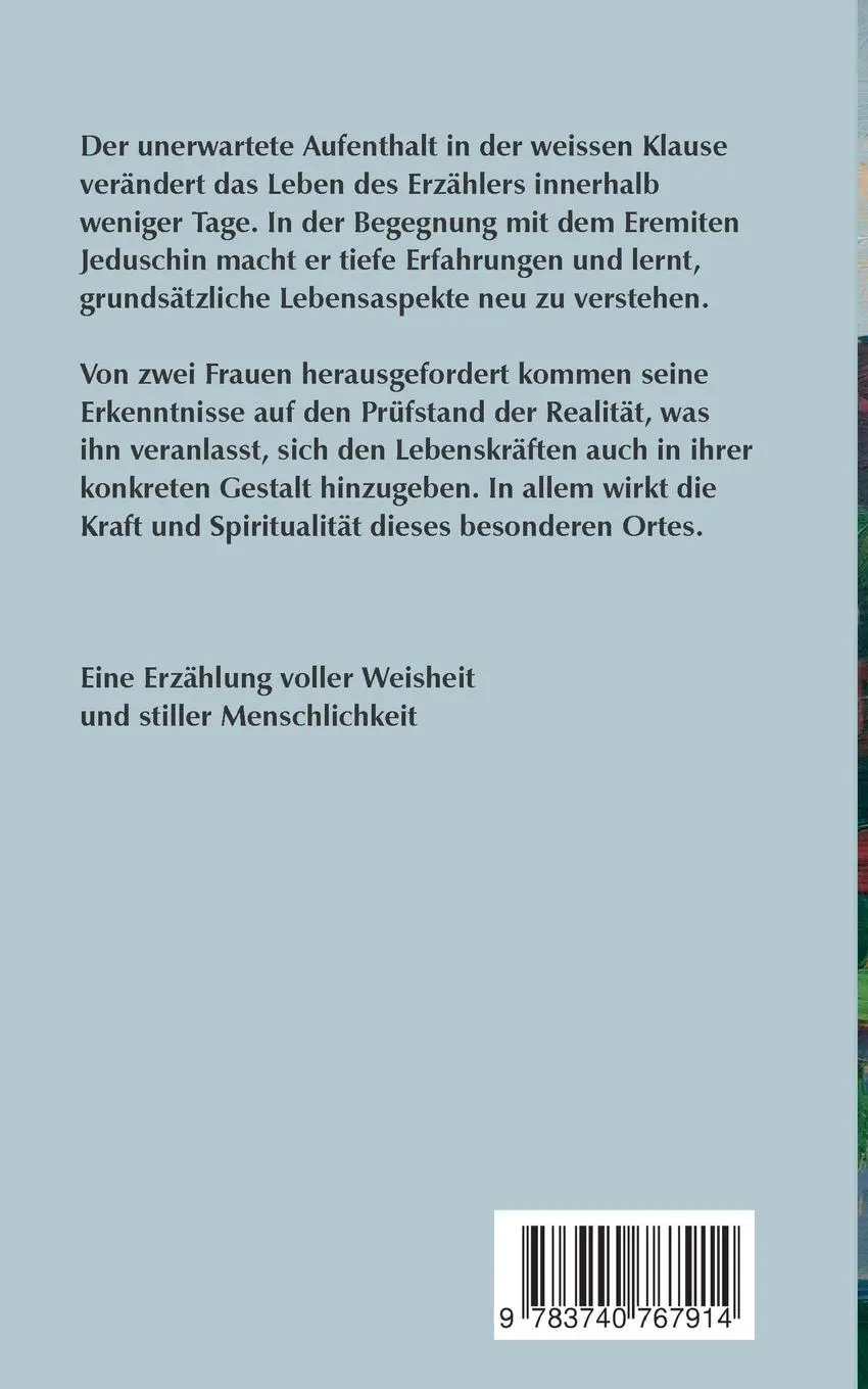 Rückseite: 9783740767914 | Die weisse Klause | Dieter Wartenweiler | Taschenbuch | 164 S. | 2020