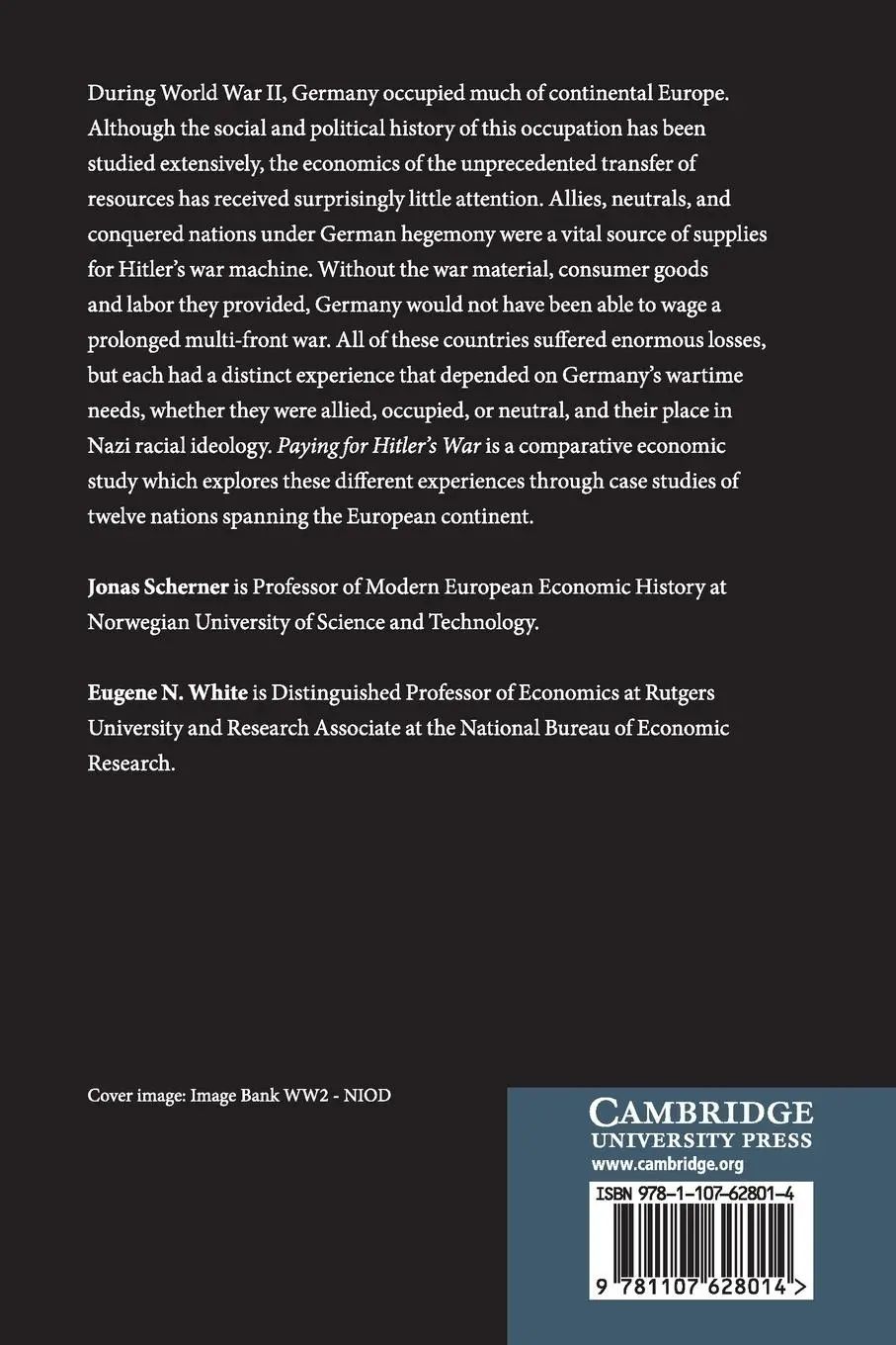 Rückseite: 9781107628014 | Paying for Hitler's War | Jonas Scherner (u. a.) | Taschenbuch | 2018