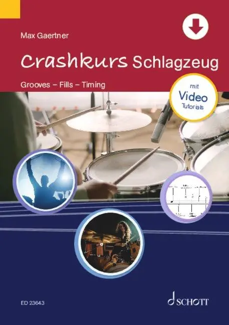 Cover: 9783795728014 | Crashkurs Schlagzeug | Max Gaertner | Taschenbuch | Crashkurse | 80 S.