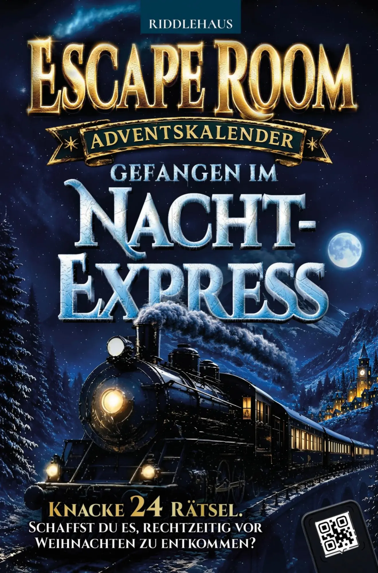 Cover: 9783912848014 | Escape Room Adventskalender: Gefangen im Nachtexpress | Niklas Falkner