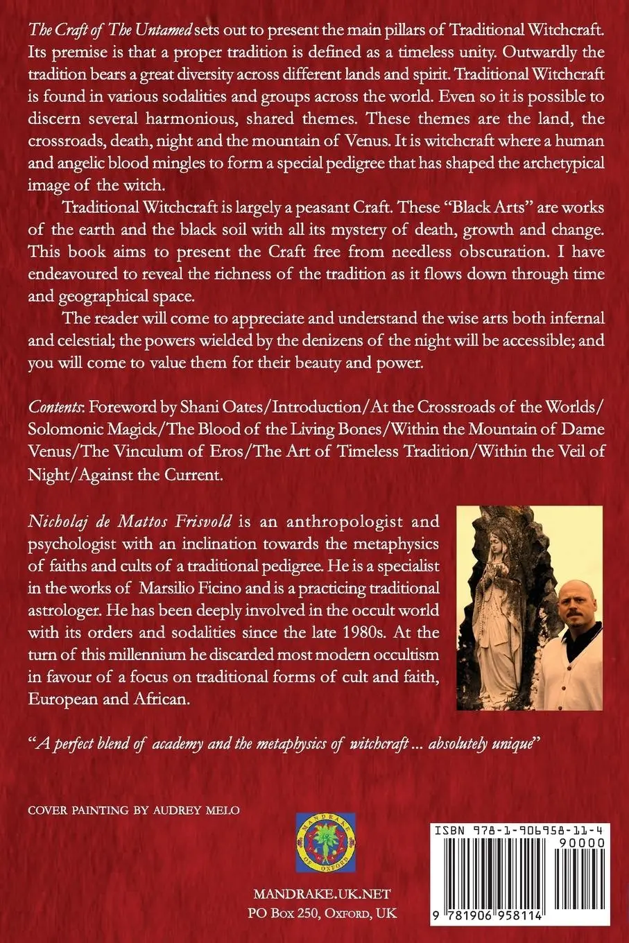 Rückseite: 9781906958114 | Craft of the Untamed | An Inspired Vision of Traditional Witchcraft
