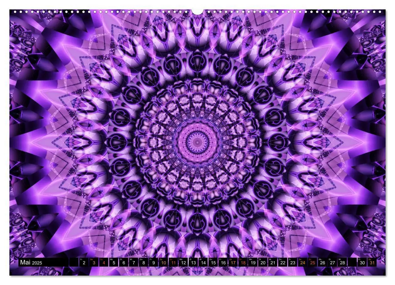 Bild: 9783435418114 | Energie - Mandalas, Spiritualität durch die Farbe Lila...